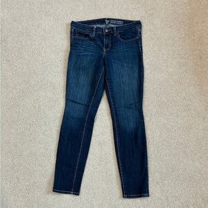 Gap legging skimmer dark wash skinny jeans